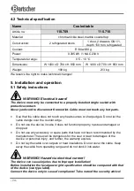 Preview for 9 page of Bartscher 110.709 Instruction Manual