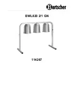 Bartscher 114267 Original Instruction Manual preview