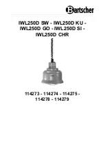 Preview for 1 page of Bartscher 114273 Original Instruction Manual