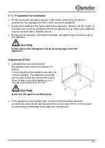 Предварительный просмотр 15 страницы Bartscher 116550 Instruction Manual