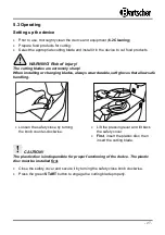 Предварительный просмотр 12 страницы Bartscher 120.325 Instruction Manual