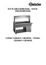 Bartscher 125543 Original Instruction Manual preview