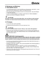 Предварительный просмотр 15 страницы Bartscher 130.206 Instruction Manual