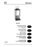 Bartscher 135.013 Instruction Manual preview