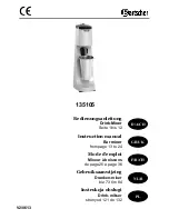 Bartscher 135105 Instruction Manual preview