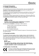 Preview for 8 page of Bartscher 1400T1S2 Manual