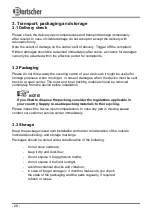 Preview for 9 page of Bartscher 1400T1S2 Manual