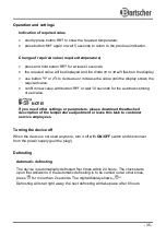 Preview for 16 page of Bartscher 1400T1S2 Manual