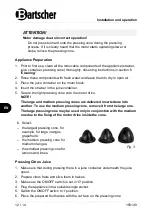 Предварительный просмотр 14 страницы Bartscher 150140 Manual