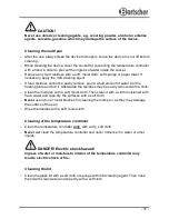 Preview for 16 page of Bartscher 150342 User Manual