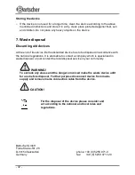 Preview for 17 page of Bartscher 150342 User Manual