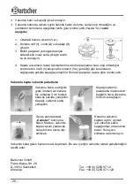 Предварительный просмотр 24 страницы Bartscher 16368 Manual