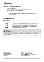 Предварительный просмотр 25 страницы Bartscher 174196 Instruction Manual