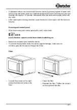 Preview for 61 page of Bartscher 18340D Instruction Manual