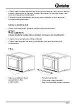 Preview for 301 page of Bartscher 18340D Instruction Manual