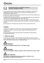 Preview for 3 page of Bartscher 18340M Manual