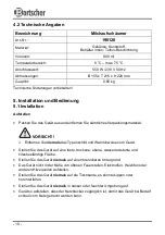 Preview for 11 page of Bartscher 190128 Instruction Manual