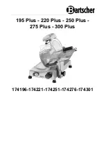 Bartscher 195 Plus Manual preview