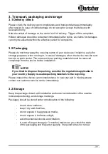 Preview for 10 page of Bartscher 1BW16080 Instruction Manual