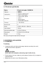 Preview for 11 page of Bartscher 1K2200 GL Instruction Manual