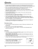 Preview for 17 page of Bartscher 200 LN 700341 Instruction Manual