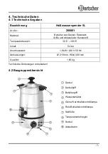 Preview for 8 page of Bartscher 200061 Instruction Manual