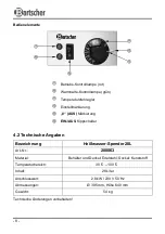 Preview for 9 page of Bartscher 200063 Instruction Manual