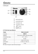 Предварительный просмотр 23 страницы Bartscher 200063 Instruction Manual