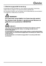 Предварительный просмотр 11 страницы Bartscher 2000D I Manual
