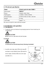 Предварительный просмотр 31 страницы Bartscher 2000D I Manual