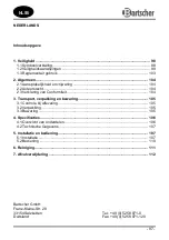 Предварительный просмотр 101 страницы Bartscher 2000D I Manual