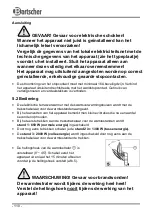 Preview for 114 page of Bartscher 2000D I Manual