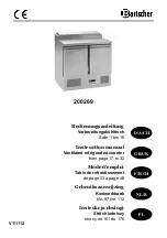 Bartscher 200269 Instruction Manual preview