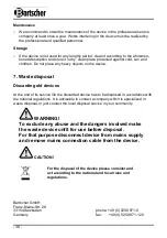 Preview for 19 page of Bartscher 2500 1R Manual