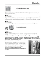 Preview for 39 page of Bartscher 2500 GX-Vapor 206.780 Instruction Manual