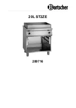 Bartscher 289716 Manual preview