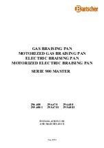 Preview for 1 page of Bartscher 295.6001 Installation, Use And Maintenance Manual