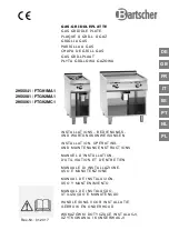 Preview for 1 page of Bartscher 2955041 Installation, Operating And Maintenance Instructions