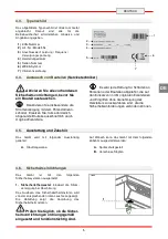 Preview for 7 page of Bartscher 296507 Installation, Operating And Maintenance Manual