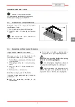 Preview for 21 page of Bartscher 296507 Installation, Operating And Maintenance Manual