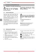 Preview for 22 page of Bartscher 296507 Installation, Operating And Maintenance Manual