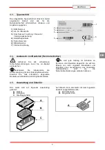 Предварительный просмотр 9 страницы Bartscher 296630 Installation, Operating And Maintanance Instructions