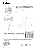 Предварительный просмотр 9 страницы Bartscher 300.082 Instruction Manual