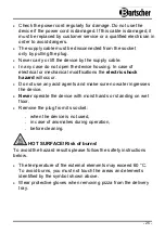 Preview for 6 page of Bartscher 3550TB10 Manual