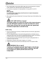 Preview for 15 page of Bartscher 370.160 User Manual