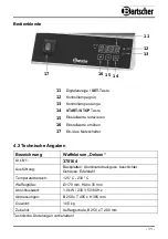 Предварительный просмотр 15 страницы Bartscher 370164 Manual