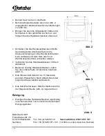 Предварительный просмотр 3 страницы Bartscher 401.619 Instruction Manual