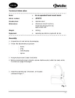 Предварительный просмотр 4 страницы Bartscher 401.619 Instruction Manual