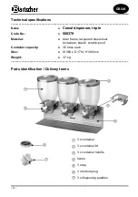 Preview for 6 page of Bartscher 500379 Manual