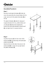 Предварительный просмотр 8 страницы Bartscher 601.710 Assembly Instruction Manual